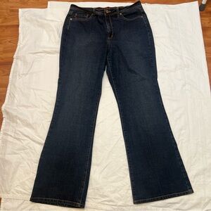 Jeanstar Women’s Jeans Sz 16 32”I Dark Wash Bootcut Stretch Denim Cotton Blend